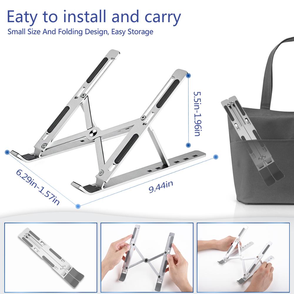 TekDrip™ ElevateX — Aluminum Foldable Laptop Stand