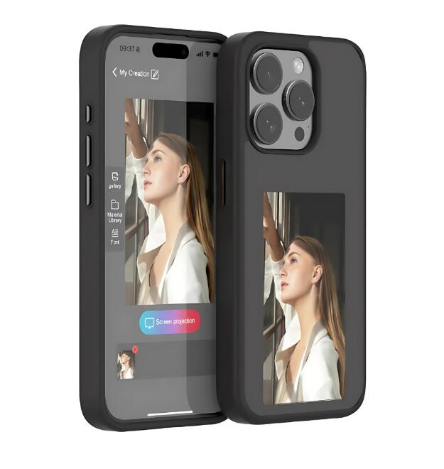TekDrip™ InkCase — E-Ink Smart Display iPhone Case