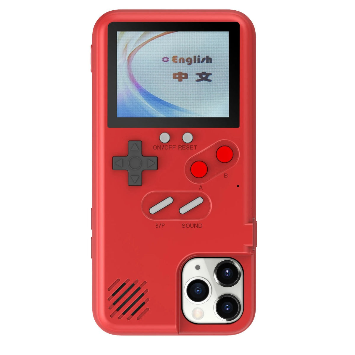 TekDrip™ RetroShield — Gameboy iPhone Case with 36 Built-In Games