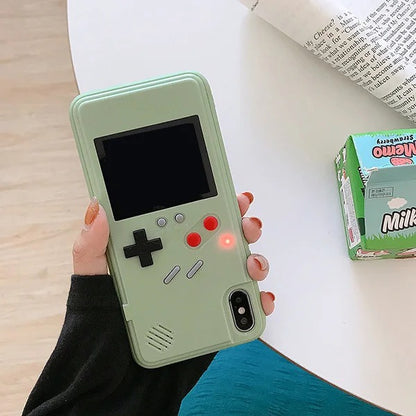 TekDrip™ RetroShield — Gameboy iPhone Case with 36 Built-In Games