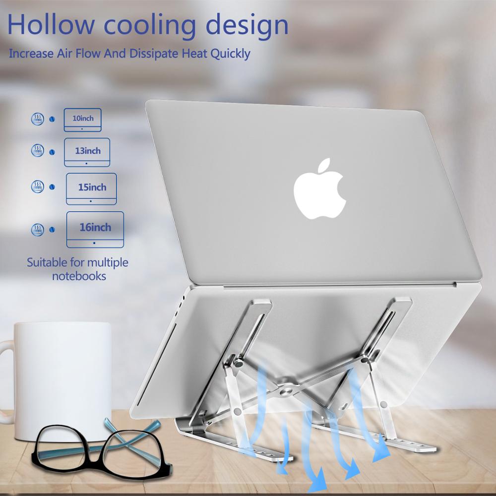 TekDrip™ ElevateX — Aluminum Foldable Laptop Stand