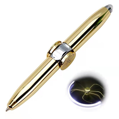 TekDrip™ SpinLux — LED Fidget Spinning Pen