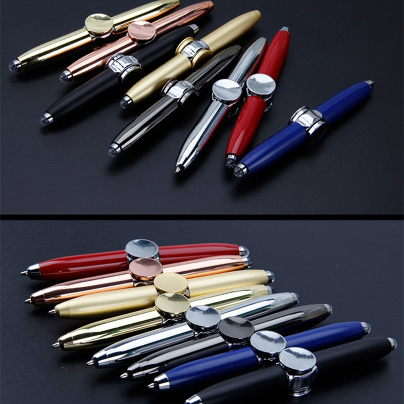 TekDrip™ SpinLux — LED Fidget Spinning Pen