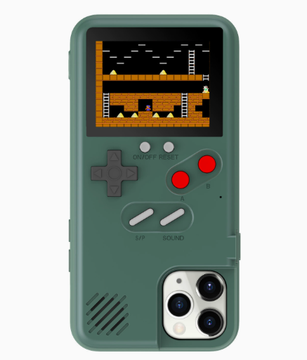 TekDrip™ RetroShield — Gameboy iPhone Case with 36 Built-In Games