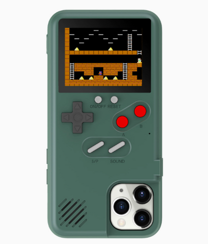 TekDrip™ RetroShield — Gameboy iPhone Case with 36 Built-In Games
